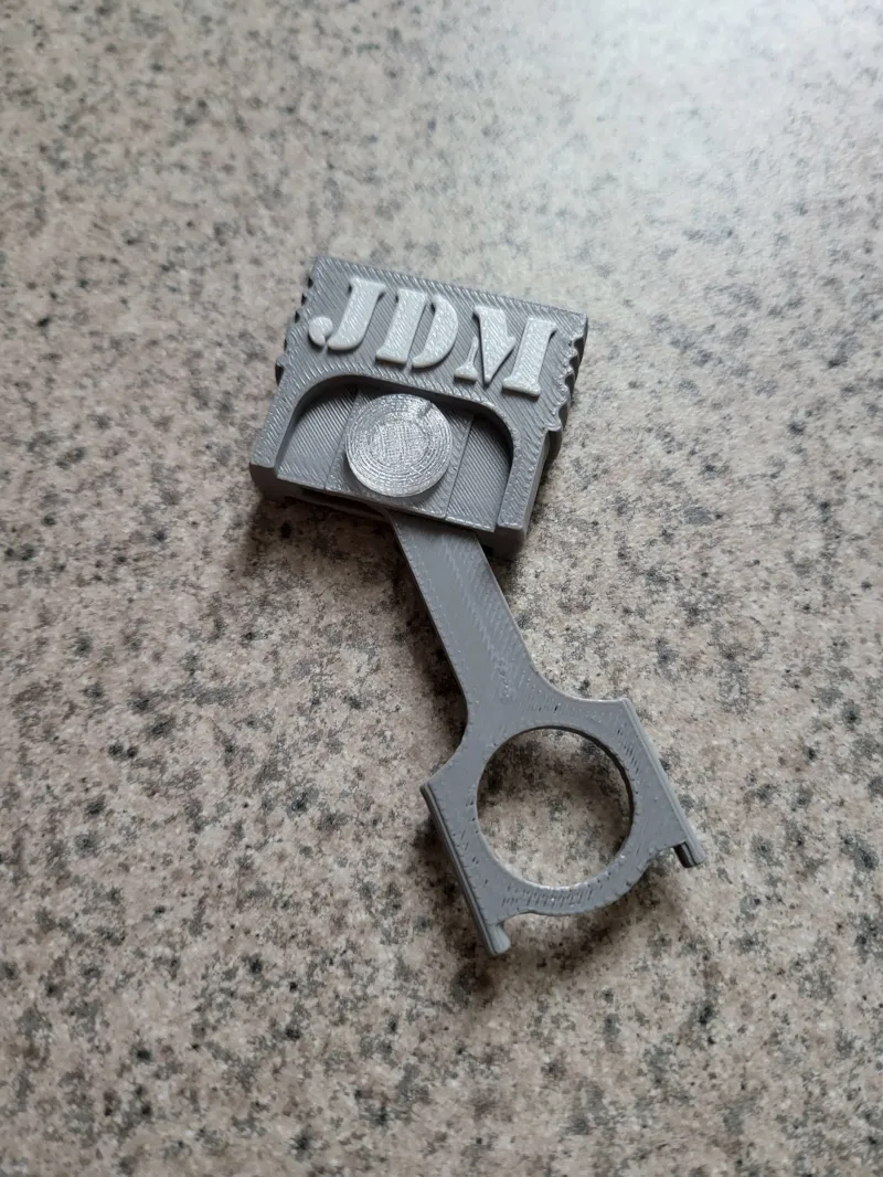 Piston Key Ring - All Parts Printed