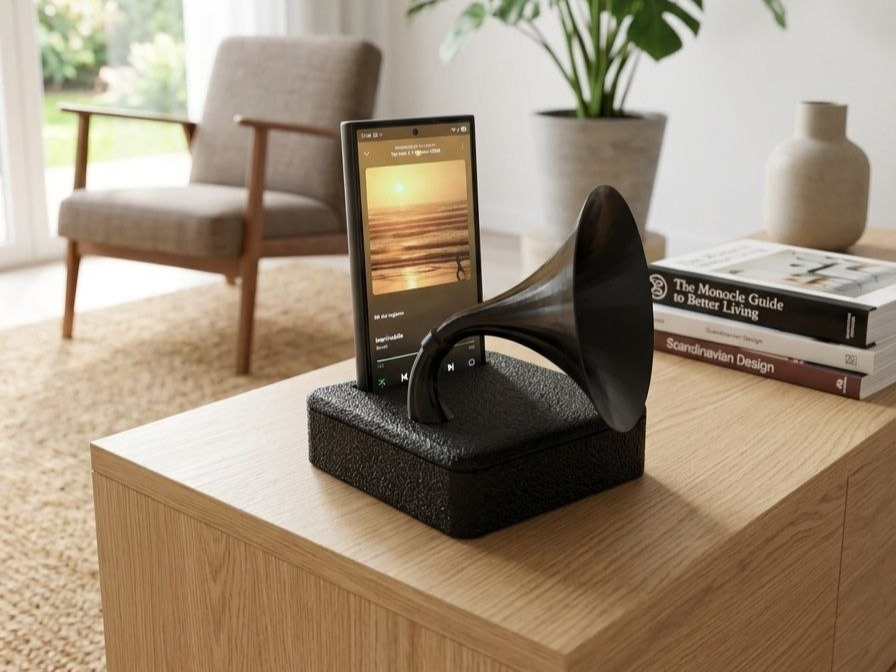 Stand smartphone Grammofono