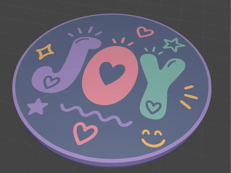Coaster - Fruit of the Spirit themed (Joy)