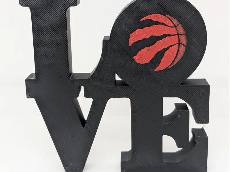 Toronto Raptors Love Park Sign for Mancave