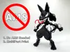 Venomized Lucario NO AMS Needed Multicolor Print