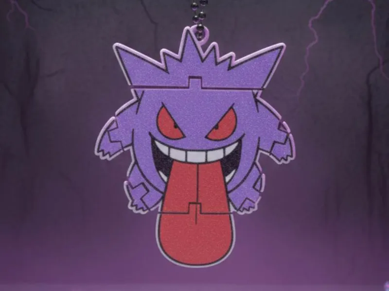 Gengar Pokemon Flexi Keychain