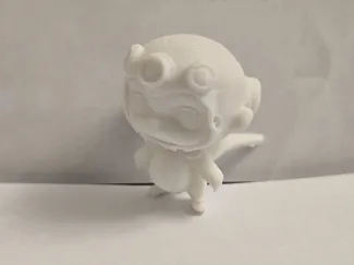 PuddlePeek - Big-Eyed Baby Humanoid with Tail
