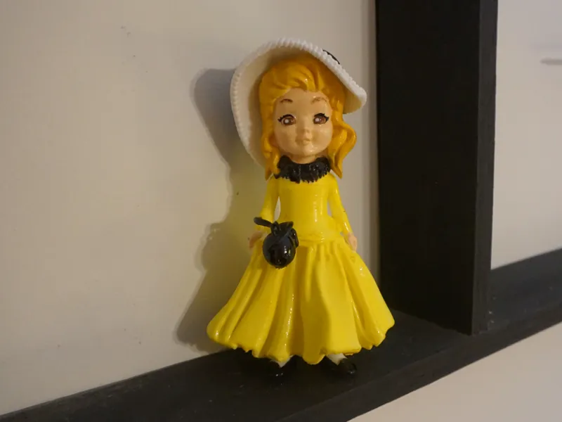 Yellow and Black dress doll