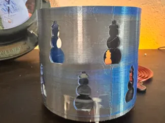 Bath Body Works 3 Wick SNOWMAN