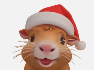 Christmas Capybara