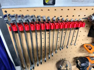 Wrench Holder for Pegboard