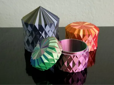 Trinket/Jewelry Box w/Lid-  Style 3