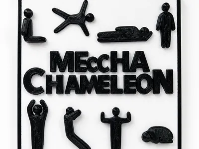 Meccha Chameleon Gaming Sign