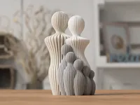Family five children, three colours, 0.16 mm layer