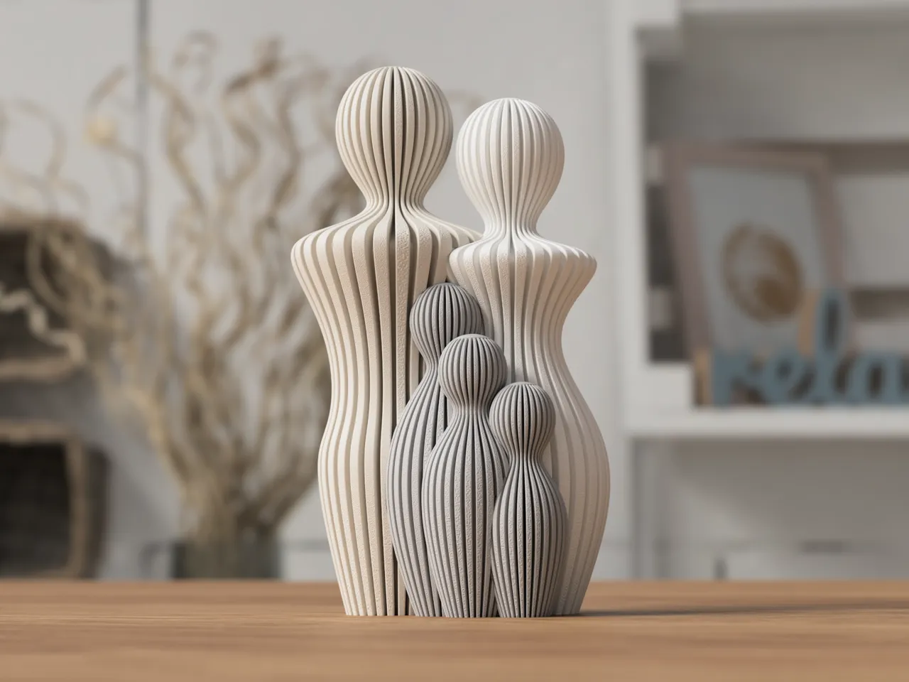 Family Statues (1 - 5 children) view 3
