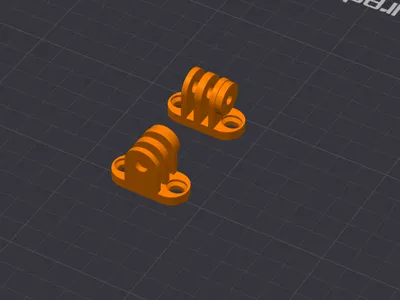 [Bicycle 3D Printed Accessories Sharing] Bicycle speedometer mount gopro base