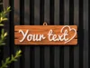 Customizable Sign with Heart – Center Mounting Hole