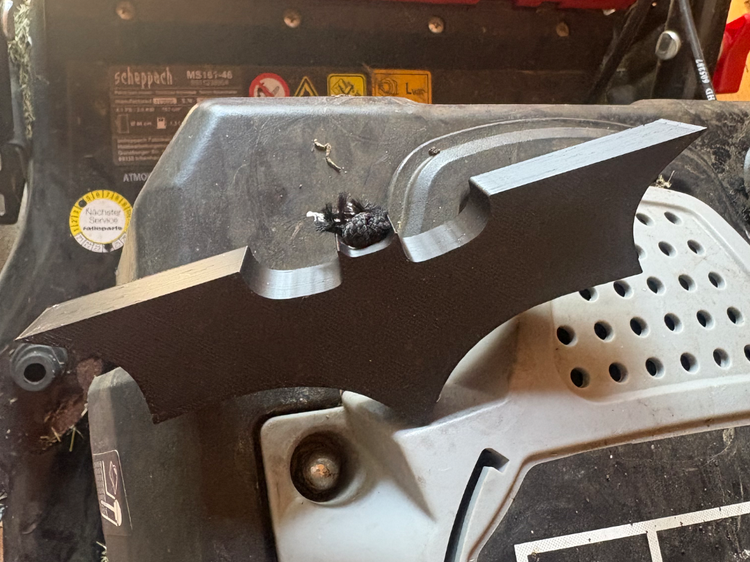 Rasenmäher Zugschnurr Griff Batman Batarang