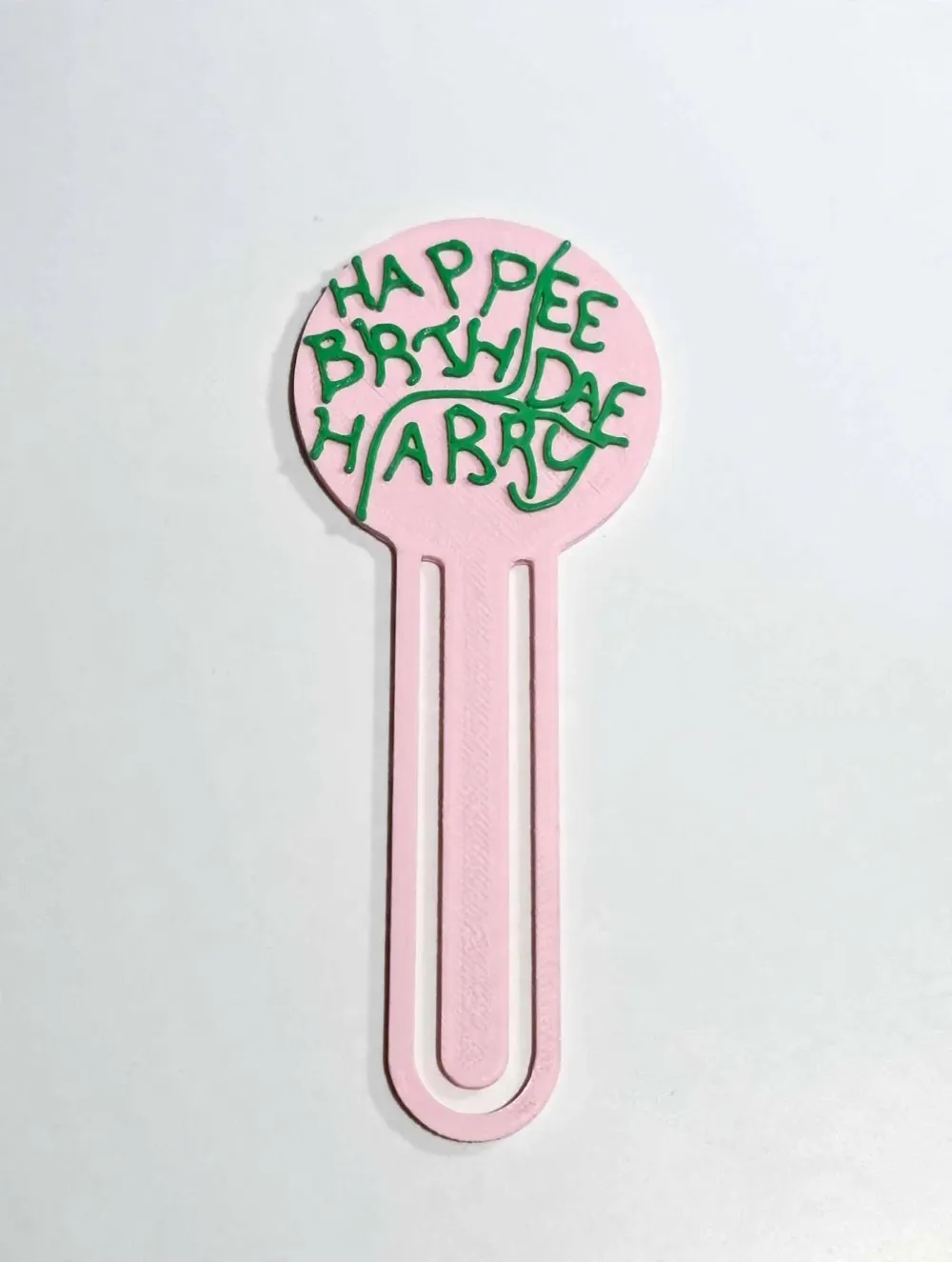 Harry Potter Cake Bookmark Name AKEMI - Free 3D Print Model - MakerWorld