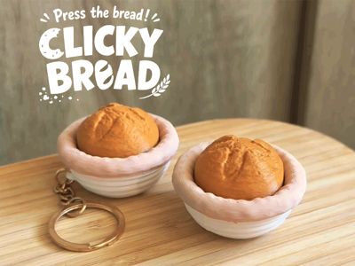 Clicky Bread – Country Bread Fidget Toy