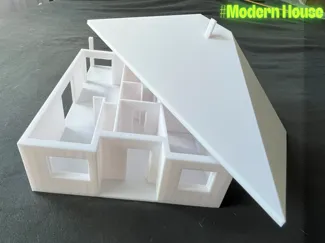 Modern House – A Realistic 3D Printable Home