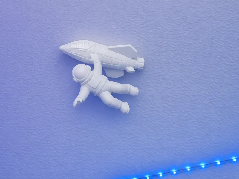 Astronaut Falling from Ship - Wall Mount