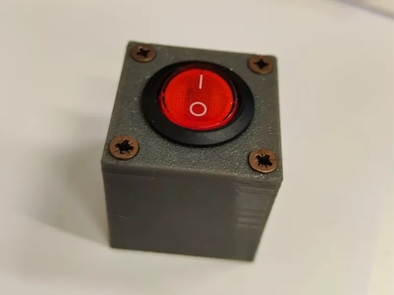 Scatola per interruttore switch rotondo