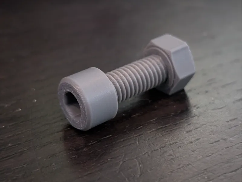Socket Head M8x20-35 screws, nut and washer