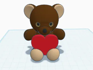 cute hart bear 