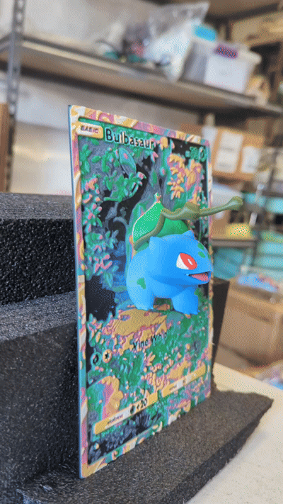 3d Bulbasaur Oversized Card