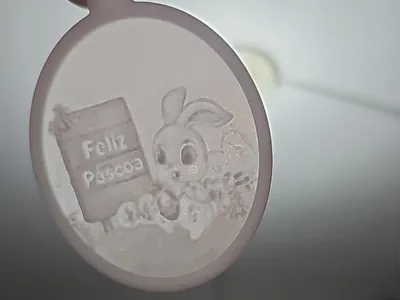 Lithophane Happy Easter
