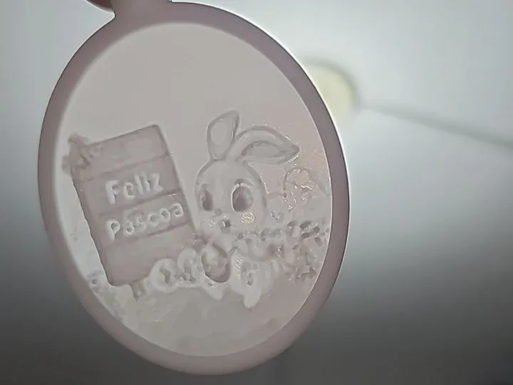 Lithophane Feliz pascoa