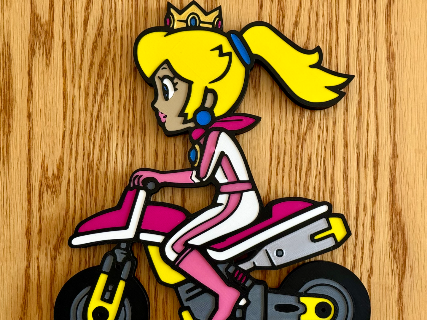 Princess Peach Mario Kart Wall Art (NO AMS)