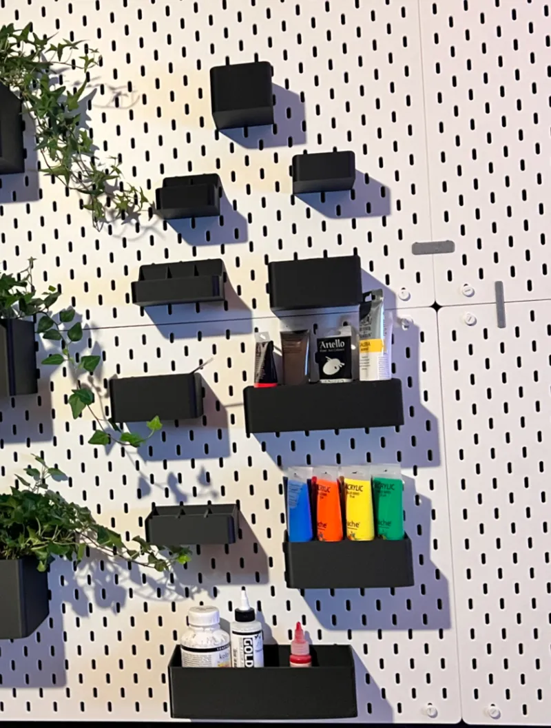IKEA Skadis bin collection