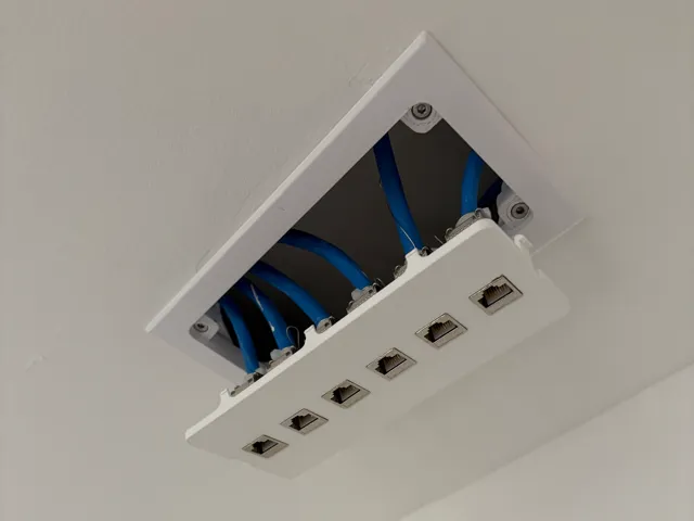 მოდულური RJ45 ჭერის როზეტი