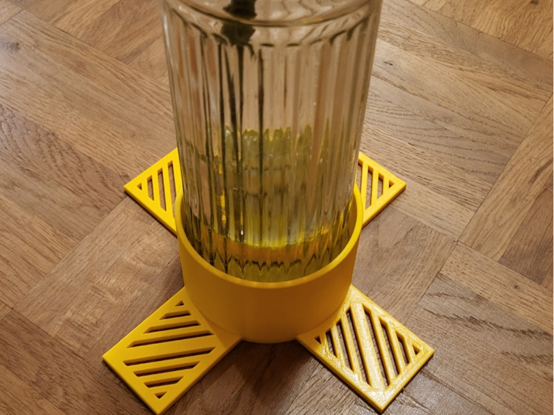 Halter für Flaschen Vase