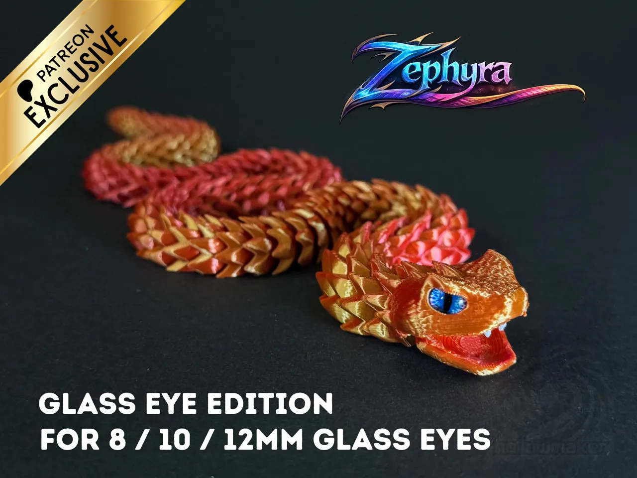Zephyra - Articulated Snake view 3