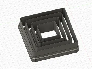 Square cutters (5cm,4cm,3cm,2cm)