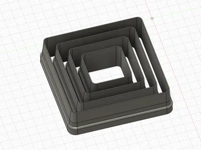 Square cutters (5cm,4cm,3cm,2cm)