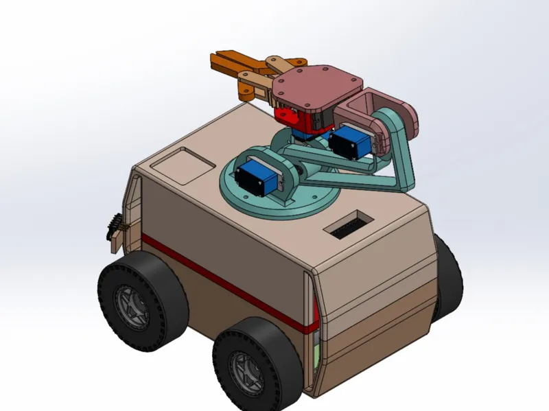 Autonomous Rover with Robotic Arm