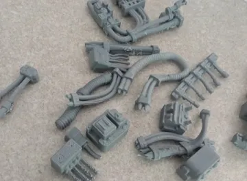 Escenografía en miniatura: Electrical wiring greeble pack — vista de referencia 2