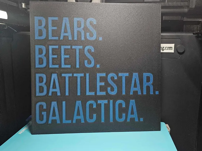 Bears Beets Battlestar Galactica