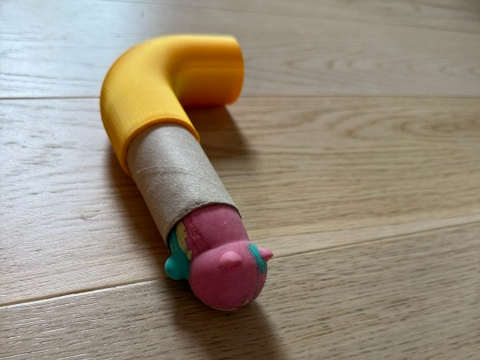 mini toilet paper roll adapter for small pets