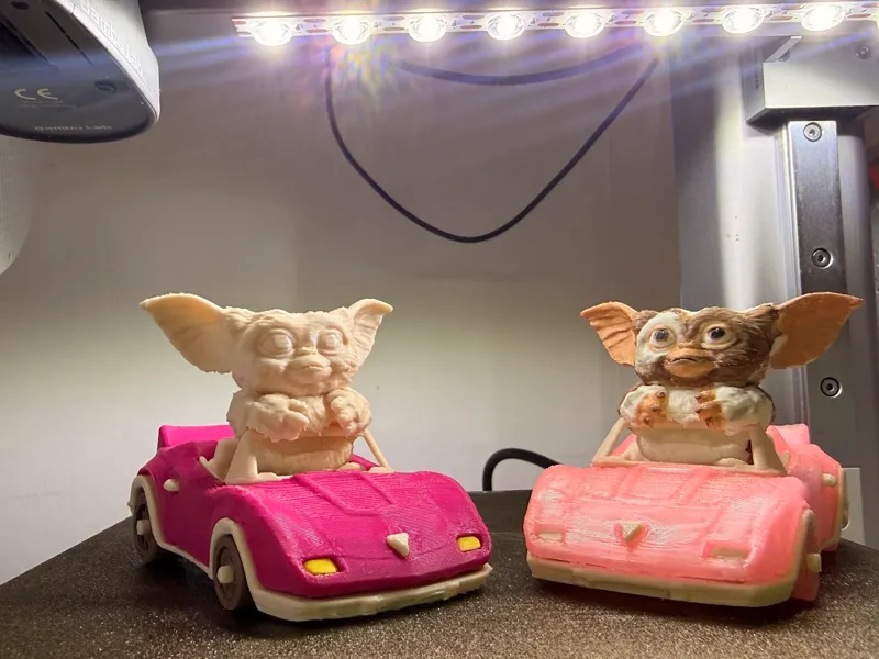 Gizmo Car . Gremlins fan art Toy , piece apart.