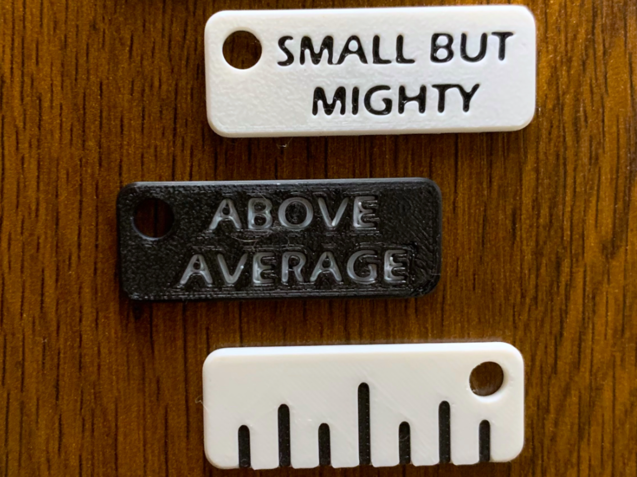 Funny Mini Ruler Keychain