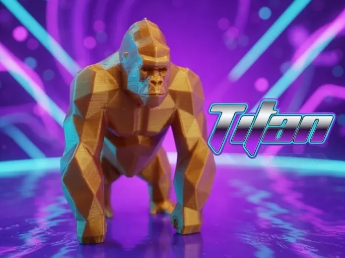 Low Poly Animals - Gorilla