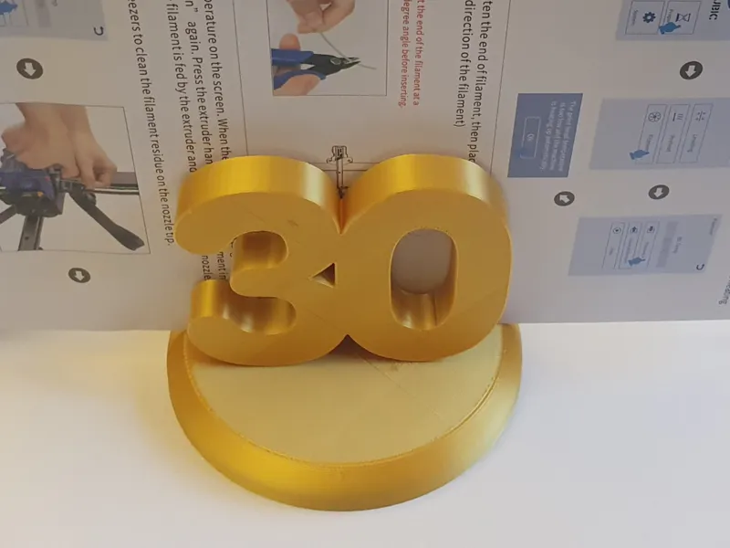 Kartenhalter 30. Geburtstag