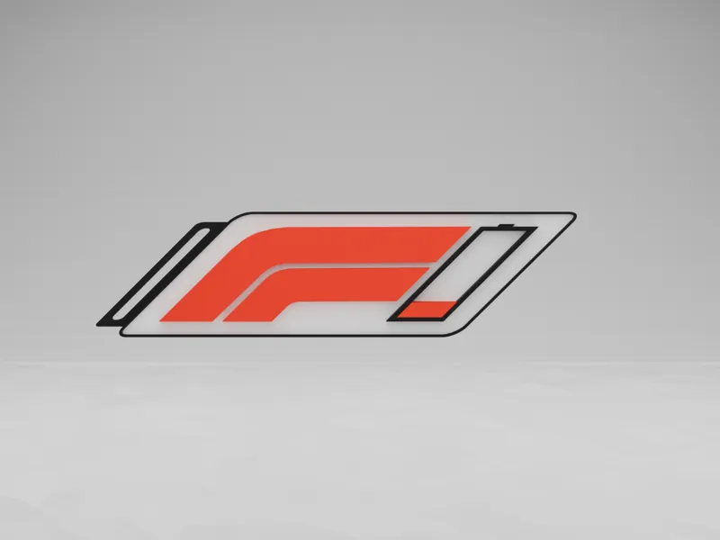 F1 Logo Keyring - Low Battery