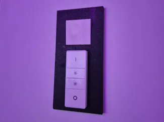 Niko Switch Cover + Philips Hue Dimmer (Magnetic)