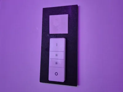 Niko Switch Cover + Philips Hue Dimmer (Magnetic)