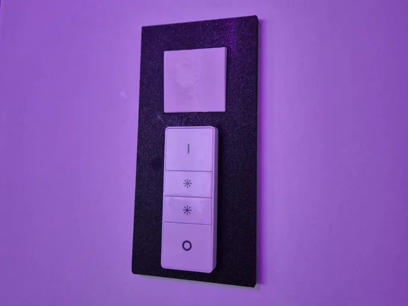 Niko Switch Cover + Philips Hue Dimmer (Magnetic)