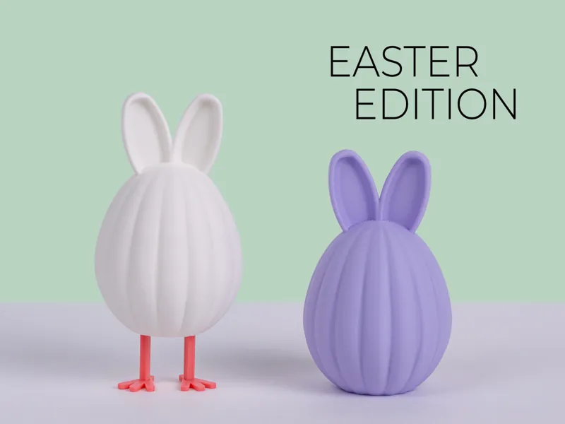 Standing Easter Egg – Cute Spring Edition