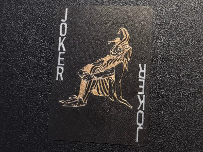 matte playing cards