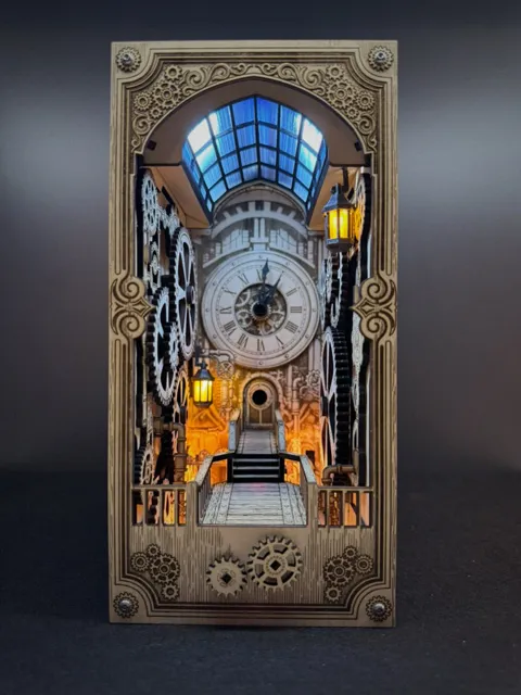 Steampunk Clock Room - Book Nook view 2